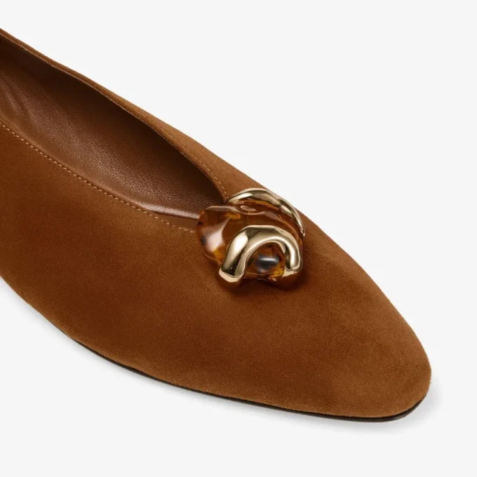 Margot Flat Tan Suede Flats Margot Flat Tan Suede Flats