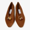 Margot Flat Tan Suede Flats Margot Flat Tan Suede Flats