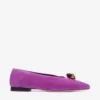 Margot Flat Violet Orchid Suede Flats Margot Flat Violet Orchid Suede Flats