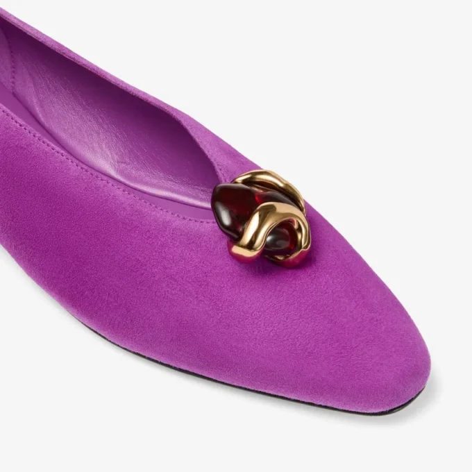 Margot Flat Violet Orchid Suede Flats Margot Flat Violet Orchid Suede Flats