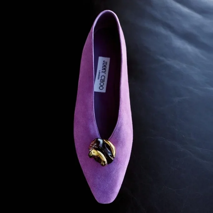 Margot Flat Violet Orchid Suede Flats Margot Flat Violet Orchid Suede Flats