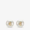 Maxi Pearl Studs Guldfinish metall Jc Pearl Stud-örhängen Maxi Pearl Studs Guldfinish metall Jc Pearl Stud-örhängen