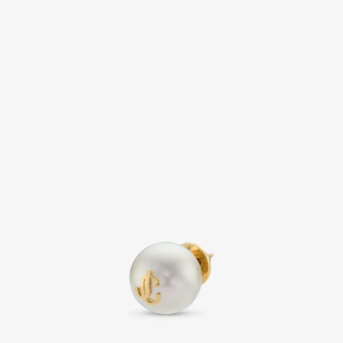 Maxi Pearl Studs Guldfinish metall Jc Pearl Stud-örhängen Maxi Pearl Studs Guldfinish metall Jc Pearl Stud-örhängen