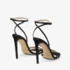 Metz 100 svart satinsandal