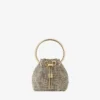Micro Bon Bon Champagne Crystal Mesh Mini Bag