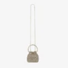 Micro Bon Bon Champagne Crystal Mesh Mini Bag