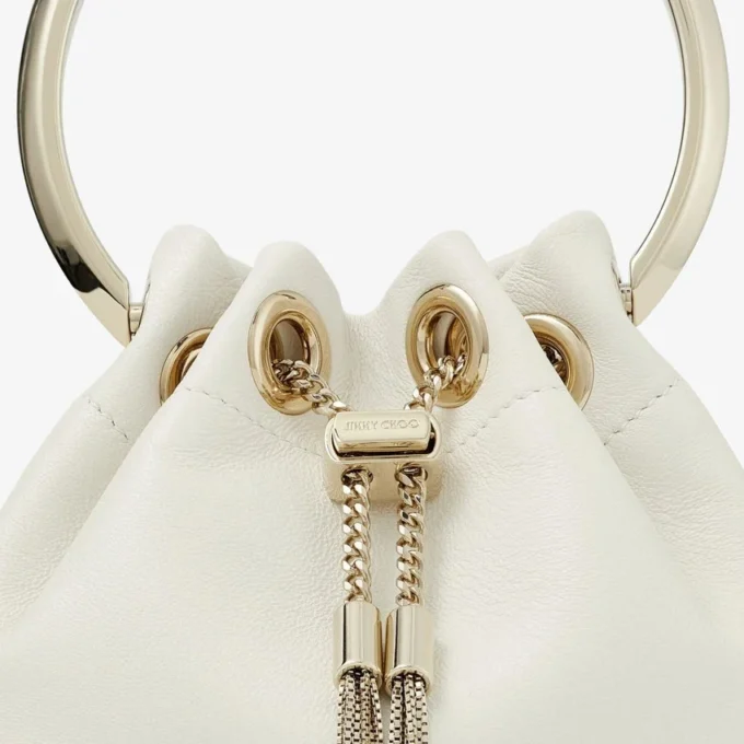 Micro Bon Bon Latte Smooth Nappa Mini-väska