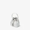Micro Bon Bon silvermetallic nappa miniväska