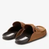 Milo Mule Tan Velvet Suede Backless Mule Milo Mule Tan Velvet Suede Backless Mule