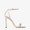 Minny 110 Rosa satinsandal