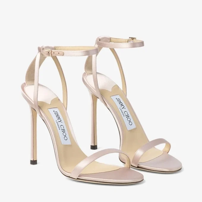 Minny 110 Rosa satinsandal