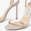 Minny 110 Rosa satinsandal