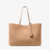 Nine2Five East-West Toffee Suede Tote Handväska