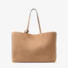 Nine2Five East-West Toffee Suede Tote Handväska