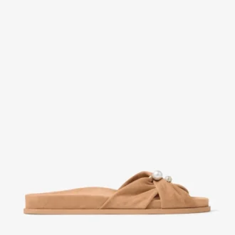 Rafi Flat Toffee-sandaler i mocka