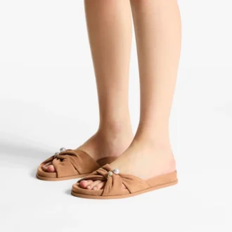 Rafi Flat Toffee-sandaler i mocka