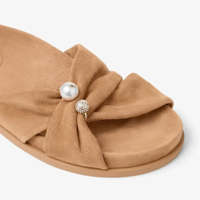Rafi Flat Toffee-sandaler i mocka Rafi Flat Toffee-sandaler i mocka