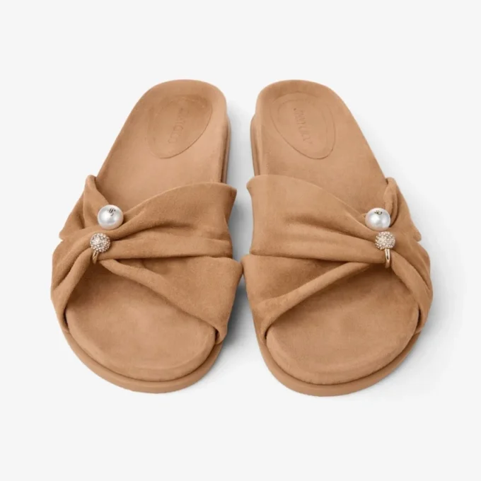 Rafi Flat Toffee-sandaler i mocka Rafi Flat Toffee-sandaler i mocka
