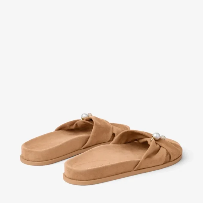 Rafi Flat Toffee-sandaler i mocka Rafi Flat Toffee-sandaler i mocka