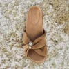 Rafi Flat Toffee-sandaler i mocka Rafi Flat Toffee-sandaler i mocka