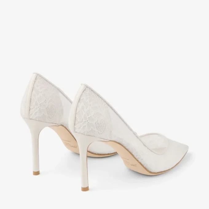 Romy 85 Ivory jimmy choo spetspumps Romy 85 Ivory jimmy choo spetspumps