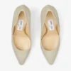 Romy 85 Platinum Ice Dusty Glitter pumps med spetsig tå