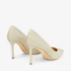 Romy 85 Platinum Ice Dusty Glitter pumps med spetsig tå