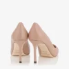 Romy 85 spetsiga pumps i balettrosa getskinn Romy 85 spetsiga pumps i balettrosa getskinn