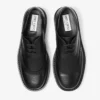 Rowan Brogue Derby svart loafer i vintage-läder Rowan Brogue Derby svart loafer i vintage-läder