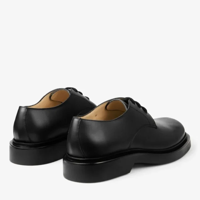 Rowan Derby – Loafers i svart boxkalvskinn
