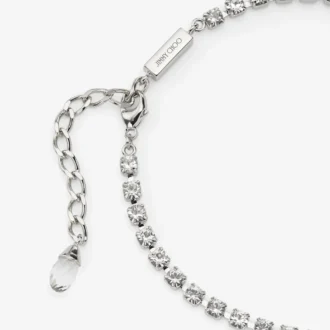 Saeda-ankelband Ankelband i silverfinish med kristall
