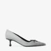 Scarlett 50 Dove Suede Denim Pumps Scarlett 50 Dove Suede Denim Pumps