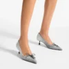 Scarlett 50 Dove Suede Denim Pumps Scarlett 50 Dove Suede Denim Pumps