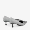 Scarlett 50 Dove Suede Denim Pumps Scarlett 50 Dove Suede Denim Pumps