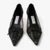 Scarlett 50 Svarta Jimmy Choo-pumps med snörning