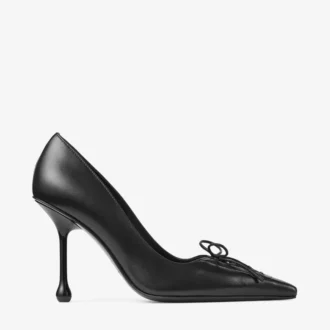 Scarlett 95 svarta pumps i nappaläder