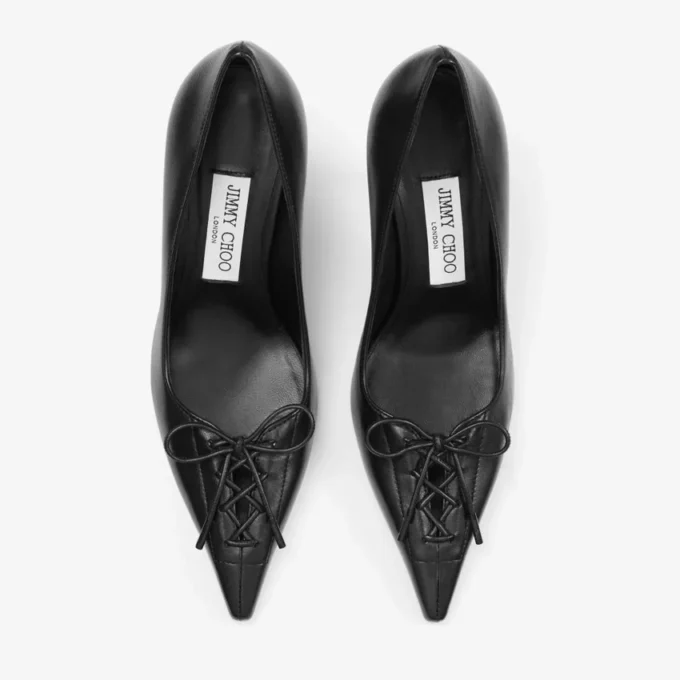 Scarlett 95 svarta pumps i nappaläder Scarlett 95 svarta pumps i nappaläder