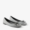 Scarlett Ballerina Dove Suede Denim Ballerina Flats