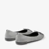Scarlett Ballerina Dove Suede Denim Ballerina Flats