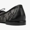 Scarlett Ballerina Svarta Jimmy Choo-ballerinaskor med snörning