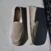 Shenton Espadrille Stone Espadriller i sammet och mocka Shenton Espadrille Stone Espadriller i sammet och mocka
