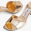 Skye 70 sandaler i guldmetalliskt läder Skye 70 sandaler i guldmetalliskt läder