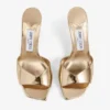 Skye 70 sandaler i guldmetalliskt läder Skye 70 sandaler i guldmetalliskt läder