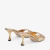 Skye 70 sandaler i guldmetalliskt läder Skye 70 sandaler i guldmetalliskt läder