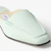 Slide Mint Nubuck Leather Mule Slide Mint Nubuck Leather Mule
