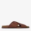 Sol Slide Cigar Vachetta-lädersandaler Sol Slide Cigar Vachetta-lädersandaler