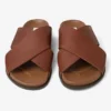 Sol Slide Cigar Vachetta-lädersandaler Sol Slide Cigar Vachetta-lädersandaler