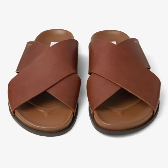 Sol Slide Cigar Vachetta-lädersandaler Sol Slide Cigar Vachetta-lädersandaler