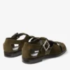 Sol Slide sandaler i mossgrönt sammet Sol Slide sandaler i mossgrönt sammet