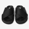 Sol Slide svarta sandaler i vachetta-läder Sol Slide svarta sandaler i vachetta-läder